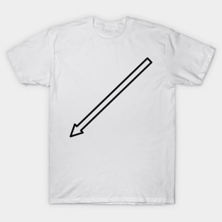 creative products with arrow pattern T-Shirt